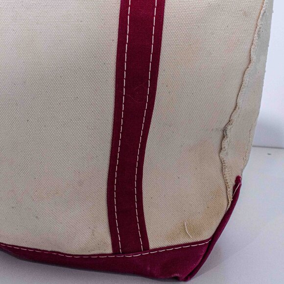 LL Bean Boat And Tote Bag Small Made in USA VTG 80s Classic - Picture 8 of 16